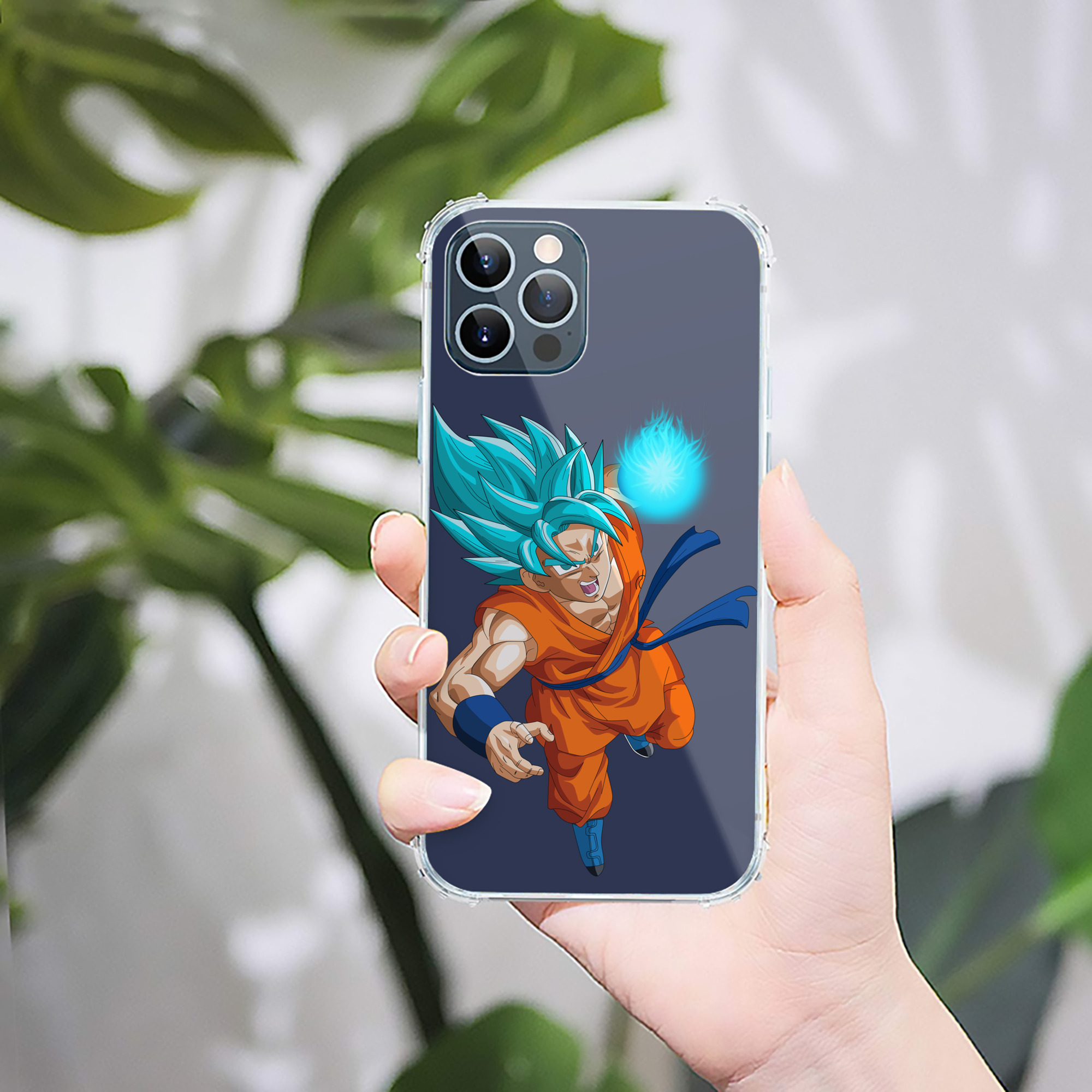 （画像用） ドラゴンボール 孫悟空（そん ごくう）Son Goku カカロット DRAGON BALL Kakarotto 【iPhone 12シリーズ対応】透明スマホケース（クリアソフトケース）